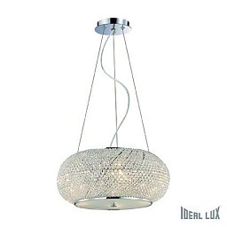 Obrázek pro produkt Závěsné svítidlo Ideal Lux Pasha SP6 cromo 082158 chromová 45cm - IDEALLUX