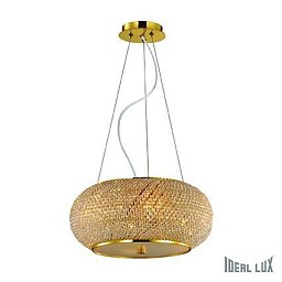 Obrázek pro produkt Závěsné svítidlo Ideal Lux Pasha SP6 oro 082172 - IDEALLUX