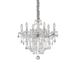 Obrázek pro produkt Závěsné svítidlo Ideal Lux Florian SP6 cromo 035628 chromové 60cm - IDEALLUX