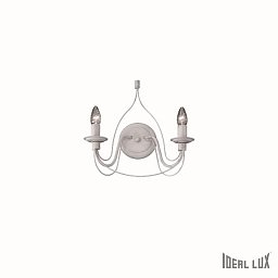 Obrázek pro produkt Nástěnné svítidlo Ideal Lux Corte AP2 bianco antico 028460 - IDEALLUX