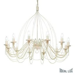 Obrázek pro produkt Závěsné svítidlo Ideal Lux Corte SP12 bianco antico 097664 bílé - IDEALLUX