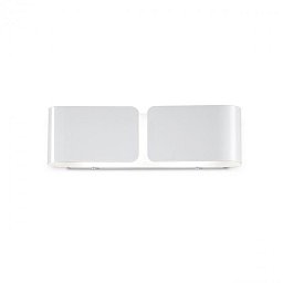 Obrázek pro produkt  Nástěnné svítidlo Ideal Lux Clip AP2 small bianco 014166 bílé 44cm   - IDEALLUX