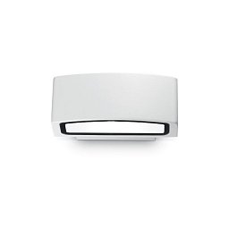 Obrázek pro produkt Venkovní nástěnné svítidlo Ideal Lux Andromeda AP1 bianco 066868 bílé 22cm IP55 - IDEALLUX