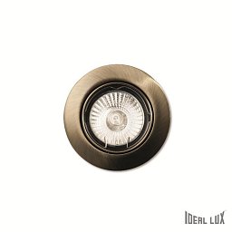 Obrázek pro produkt Podhledové bodové svítidlo Ideal Lux Swing FI1 brunito 083186 bronzové - IDEALLUX