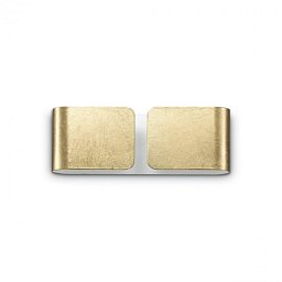 Obrázek pro produkt Nástěnné svítidlo Ideal Lux Clip AP2 mini oro 091129 zlaté 25cm   - IDEALLUX