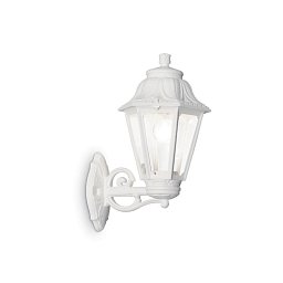 Obrázek pro produkt Venkovní nástěnné svítidlo Ideal Lux Anna AP1 big bianco 120423 bílé IP44   - IDEALLUX