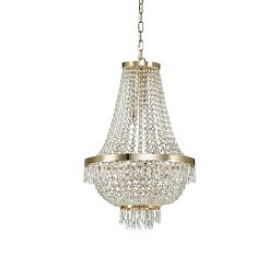 Obrázek pro produkt  Závěsné svítidlo Ideal Lux Caesar SP9 oro 114736 45cm zlaté   - IDEALLUX