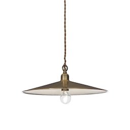 Obrázek pro produkt Závěsné svítidlo Ideal Lux Cantina SP1 brunito 112701 bronzové 35cm   - IDEALLUX