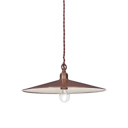Obrázek pro produkt Závěsné svítidlo Ideal Lux Cantina SP1 rame 112732 měděné 35cm   - IDEALLUX