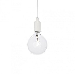 Obrázek pro produkt Závěsné svítidlo Ideal Lux Edison SP1 bianco 113302 bílé - IDEALLUX