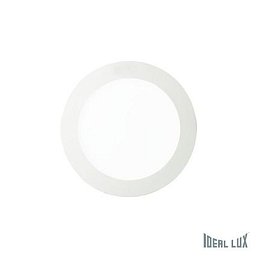 Obrázek pro produkt LED Zápustné svítidlo Ideal Lux Groove FI1 round 123998 bílé kulaté 20W 3000K - IDEALLUX