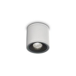 Obrázek pro produkt Venkovní stropní svítidlo Ideal Lux Gun PL1 bianco 122663 bílé 11cm IP44 - IDEALLUX