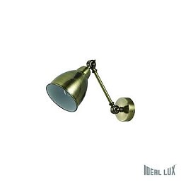 Obrázek pro produkt Nástěnné svítidlo Ideal Lux Newton AP1 027876 brunito - IDEALLUX