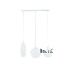 Obrázek pro produkt Závěsné svítidlo Ideal Lux Soft SB3 bianco 111858 bílé - IDEALLUX