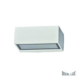 Obrázek pro produkt Venkovní nástěnné svítidlo Ideal Lux Twin AP1 bianco 115351 bílé IP44 - IDEALLUX