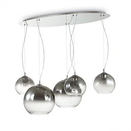 Obrázek pro produkt Závěsný lustr Ideal Lux Discovery Fade SP5 138305 šedý 107cm   - IDEALLUX