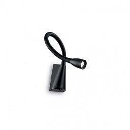 Obrázek pro produkt LED Nástěnná lampička Ideal Lux Goose AP1 nero 142692 černá - IDEALLUX