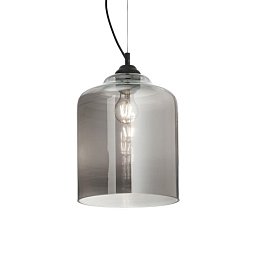 Obrázek pro produkt Závěsné svítidlo Ideal Lux Bistro' SP1 square fume' 112312 šedé 24cm   - IDEALLUX