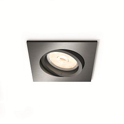 Obrázek pro produkt Zapuštěné bodové podhledové svítidlo Philips Donegal 50401/99/PN šedé - PHILIPS (915005424601)