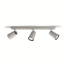 Obrázek pro produkt Bodové svítidlo Philips Paisley 50573/48/PN šedé 3x max.10W - PHILIPS (915005529801)