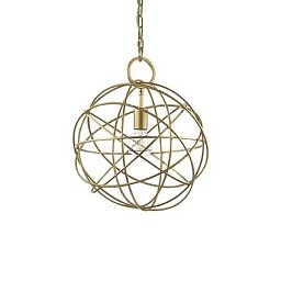 Obrázek pro produkt Závěsné svítidlo Ideal Lux Konse SP1 oro 155968 zlaté 40cm - IDEALLUX