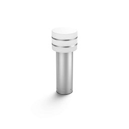 Obrázek pro produkt Hue White Venkovní sloupkové svítidlo Philips Tuar 17405/47/P0 nerez, 2700K, 40cm - PHILIPS HUE (915005561601)