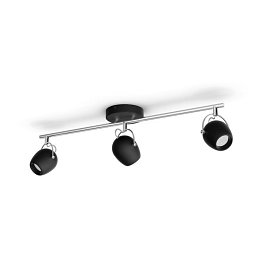 Obrázek pro produkt LED Bodové svítidlo Philips Rivano 50613/30/P0 3x4,3W černé 2700K - PHILIPS (915005695601)