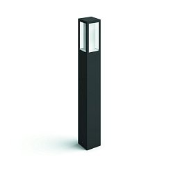 Obrázek pro produkt Hue LED White and Color Ambiance Venkovní sloupkové svítidlo Philips Impress 17432/30/P7 černé 77cm 2200K-6500K RGB - PHILIPS HUE (915005731101)