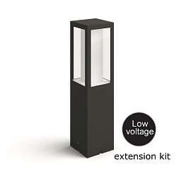 Obrázek pro produkt Hue LED White and Color Ambiance Venkovní sloupkové svítidlo Philips Impress 17434/30/P7 černé 40cm 2200K-6500K RGB extension kit - PHILIPS HUE (915005731301)