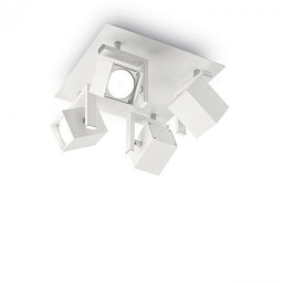 Obrázek pro produkt Bodové stropní svítidlo Ideal Lux Mouse PL4 bianco 073583 4x50W bílé - IDEALLUX