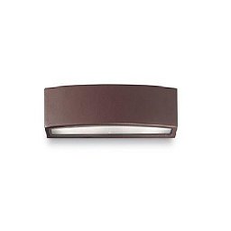 Obrázek pro produkt Venkovní nástěnné svítidlo Ideal Lux Andromeda AP1 coffee 163536 hnědé 22cm IP55 - IDEALLUX