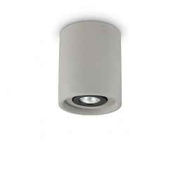 Obrázek pro produkt Stropní svítidlo Ideal Lux Oak PL1 round cemento 150437 kulaté betonové - IDEALLUX