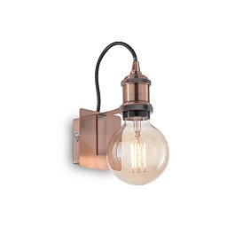 Obrázek pro produkt Nástěnné svítidlo Ideal Lux Frida AP1 rame antico 163338 měděné - IDEALLUX