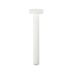 Obrázek pro produkt Venkovní sloupkové svítidlo Ideal Lux Tesla PT4 Big bianco 153179 bílé 80cm IP44 - IDEALLUX