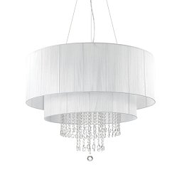 Obrázek pro produkt Závěsné svítidlo Ideal Lux Opera SP10 bianco 165011 bílé 90cm - IDEALLUX