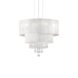 Obrázek pro produkt Závěsné svítidlo Ideal Lux Opera SP4 bianco 182179 bílé 50cm - IDEALLUX