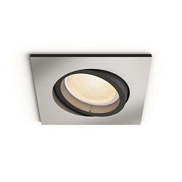 Obrázek pro produkt Hue Bluetooth White and Color Ambiance zápustné svítidlo Philips Centura 50551/48/P7 stříbrné hranaté GU10 5.7W - PHILIPS HUE (915005766801)