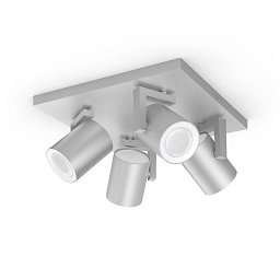 Obrázek pro produkt Hue Bluetooth White and Color Ambiance bodové svítidlo Philips Argenta 50624/48/P7 chromové GU10 4x5.7W - PHILIPS HUE (915005762601)