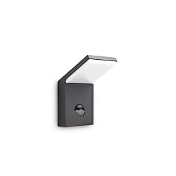 Obrázek pro produkt LED Venkovní nástěnné svítidlo STYLE AP venkovní nástěnné LED svítidlo se senzorem 9,5W 1150lm 4000K IP54, antracitové - IDEALLUX