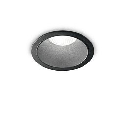 Obrázek pro produkt LED Zápustné bodové svítidlo Ideal Lux Game Round Black Black 192314 11W 850lm 3000K IP20 kulaté černé - IDEALLUX
