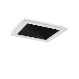 Obrázek pro produkt LED Zápustné bodové svítidlo Ideal Lux Game Square White Black 192352 11W 850lm 3000K IP20 hranaté bílo-černé - IDEALLUX