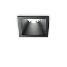Obrázek pro produkt LED Zápustné bodové svítidlo Ideal Lux Game Square Black Black 192383 11W 850lm 3000K IP20 hranaté černé - IDEALLUX
