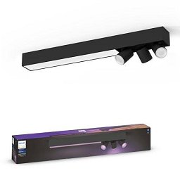 Obrázek pro produkt Hue LED White and Color Ambiance Stropní bodové svítidlo Philips Centris BT 50609/30/P7 34W + 3x5,7W, 3550lm, 2000K-6500K, RGB, IP20, černé - PHILIPS HUE (915005928201)