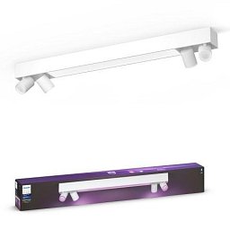 Obrázek pro produkt Hue LED White and Color Ambiance Stropní bodové svítidlo Philips Centris BT 50607/31/P7 40W + 4x5,7W GU10, 4000lm, 2000K-6500K, RGB, IP20, bílé - PHILIPS HUE (915005928801)