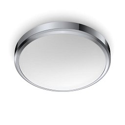 Obrázek pro produkt LED Koupelnové stropní přisazené svítidlo Philips DORIS CL257 8718699777258 17W 1700lm 4000K IP44 31,3cm chromové - PHILIPS (929002514301)