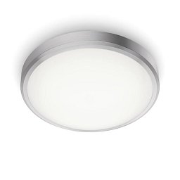 Obrázek pro produkt LED Koupelnové stropní přisazené svítidlo Philips DORIS CL257 8718699758943 17W 1700lm 4000K IP44 31,3cm niklové - PHILIPS (929002368001)