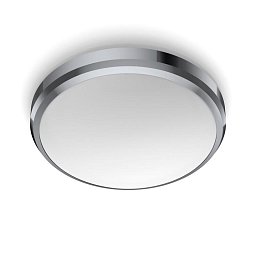 Obrázek pro produkt LED Koupelnové stropní přisazené svítidlo Philips DORIS CL257 8718699777197 6W 600lm 2700K IP44 22cm chromové - PHILIPS (929002514001)