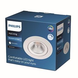 Obrázek pro produkt LED Zapuštěné bodové svítidlo Philips SPARKLE SL261 8718699755683 5,5W 350lm 2700K IP20 bílé stmívatelné - PHILIPS (929002374220)
