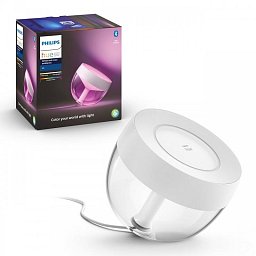 Obrázek pro produkt Hue LED White and Color Ambiance Bluetooth Stolní lampa Iris 8719514264465 8,1W 570lm 2000-6500K RGB IP20 bílá - PHILIPS (929002376101)