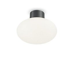 Obrázek pro produkt Venkovní stropní přisazená základna Ideal Lux Clio MPL1 Antracite 148861 E27 1x60W IP44 9cm antracitová - IDEALLUX